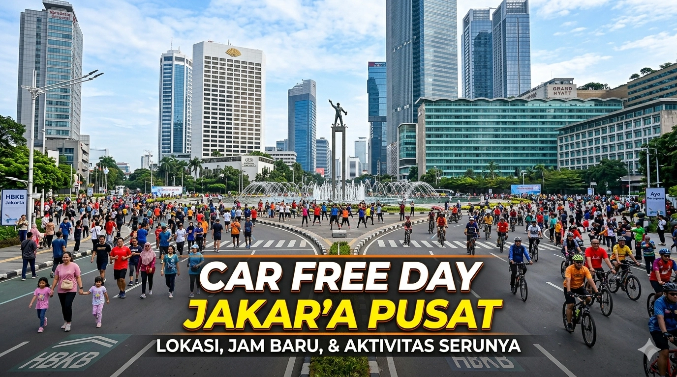 Car Free Day Jakarta Pusat: Lokasi, Jam Baru, & Aktivitas Serunya Car Free Day Jakarta Pusat: Lokasi, Jam Baru, & Aktivitas Serunya