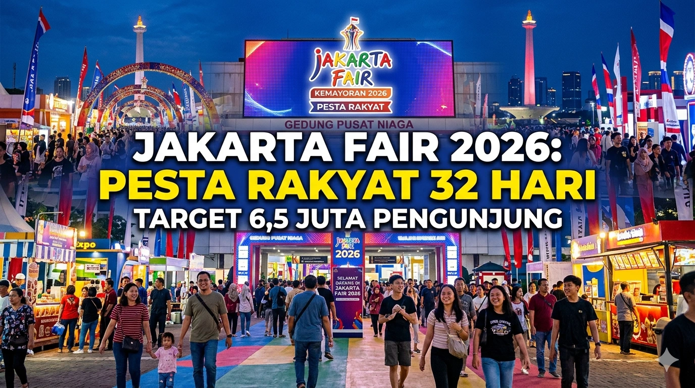 Jakarta Fair 2026: Pesta Rakyat 32 Hari, Target 6,5 Juta Pengunjung