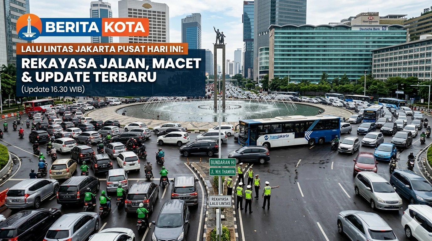 Lalu Lintas Jakarta Pusat Hari Ini: Rekayasa Jalan, Macet & Update Terbaru