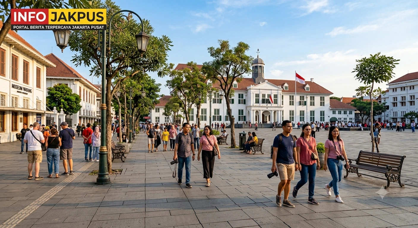 Jalur Pejalan Kaki Kota Tua yang Nyaman untuk Menjelajahi Bangunan Bersejarah