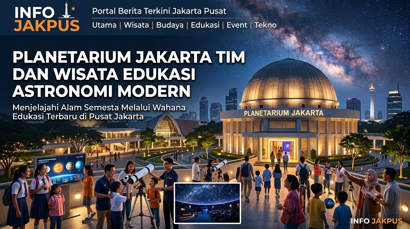 Planetarium Jakarta TIM dan Wisata Edukasi Astronomi Modern
