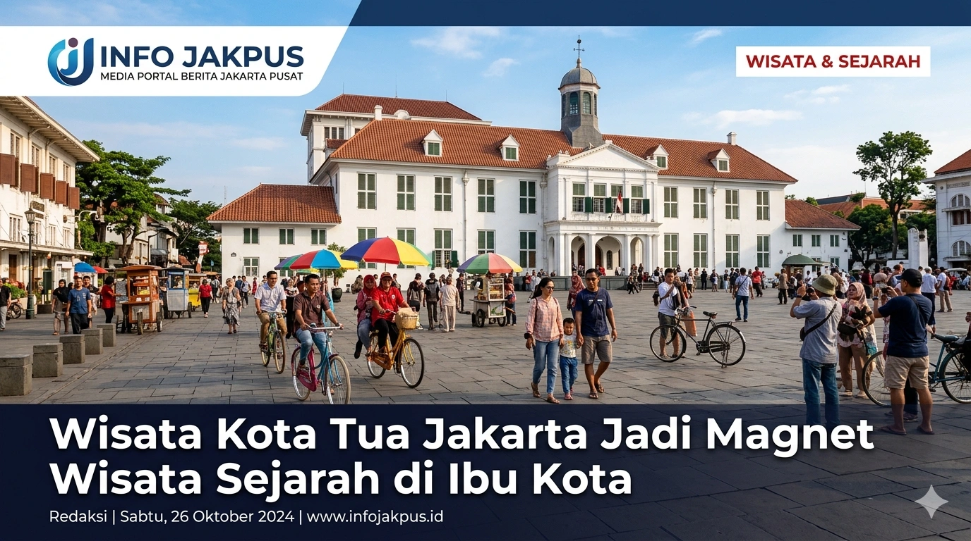 Wisata Kota Tua Jakarta Jadi Magnet Wisata Sejarah di Ibu Kota