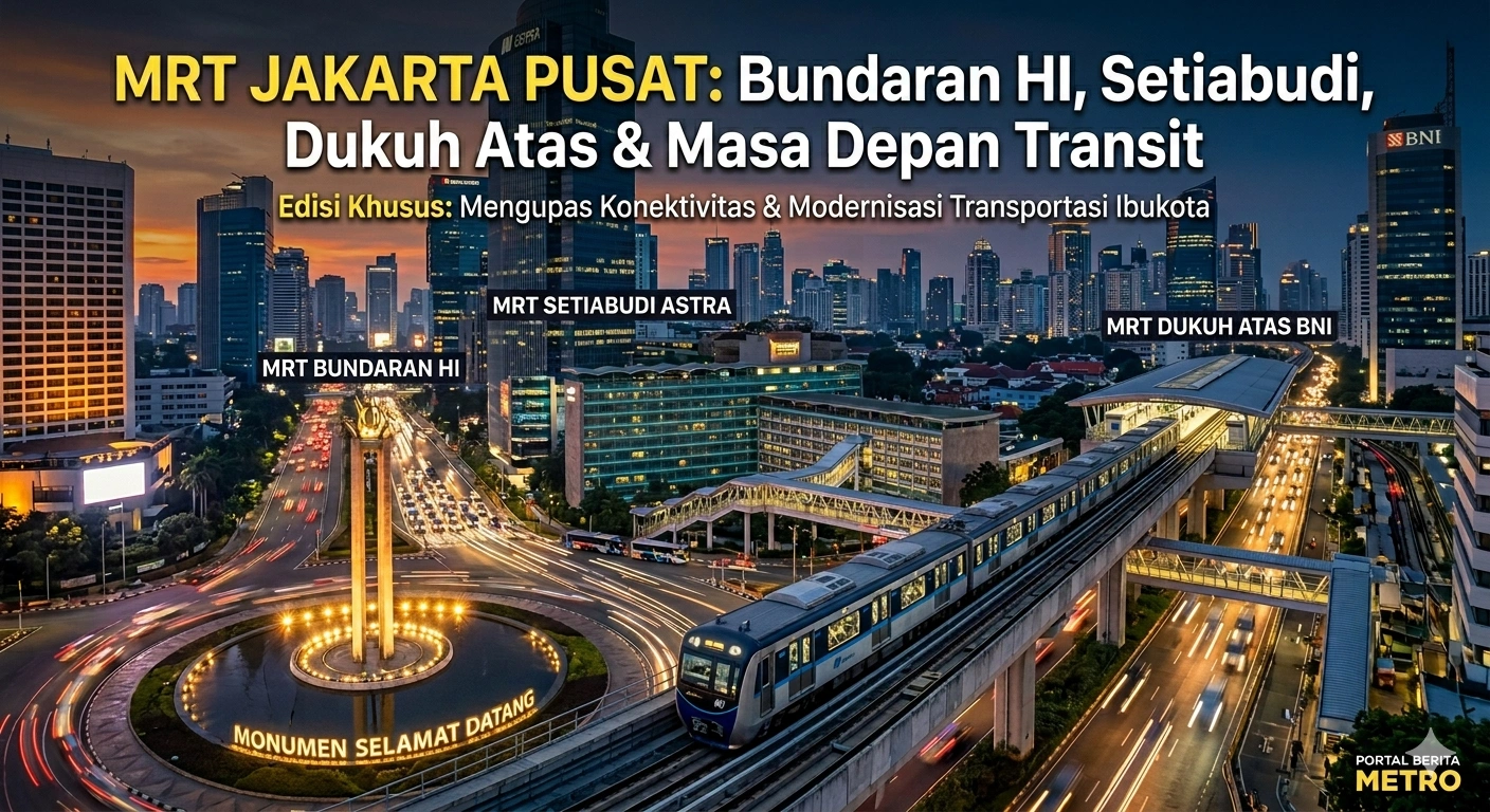 MRT Jakarta Pusat: Bundaran HI, Setiabudi, Dukuh Atas & Masa Depan Transit MRT Jakarta Pusat: Bundaran HI, Setiabudi, Dukuh Atas & Masa Depan Transit