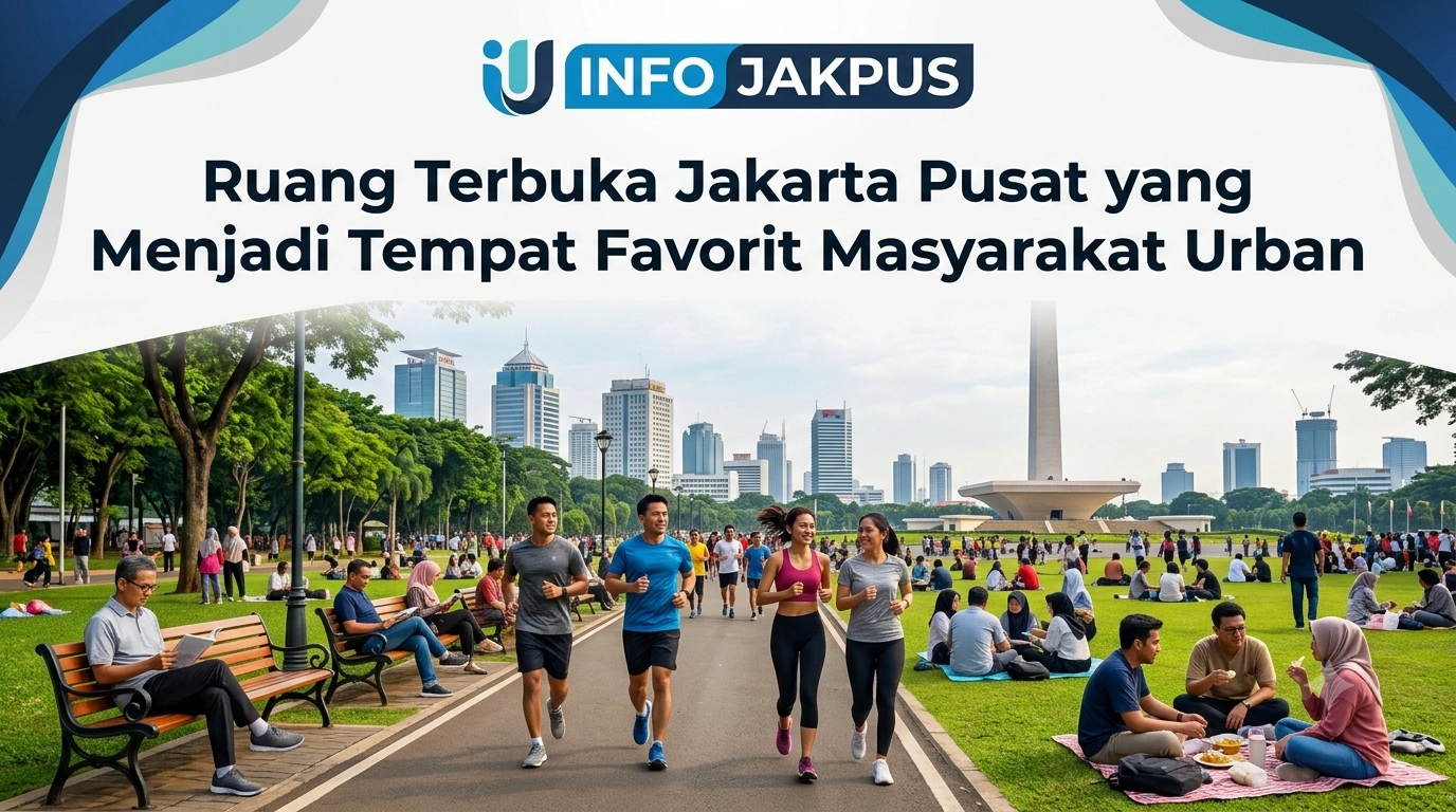 Ruang Terbuka Jakarta Pusat yang Menjadi Tempat Favorit Masyarakat Urban