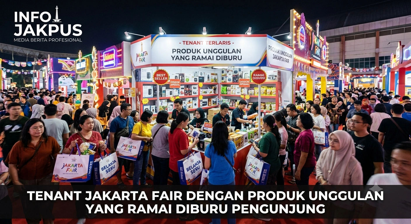 Tenant Jakarta Fair dengan Produk Unggulan yang Ramai Diburu Pengunjung