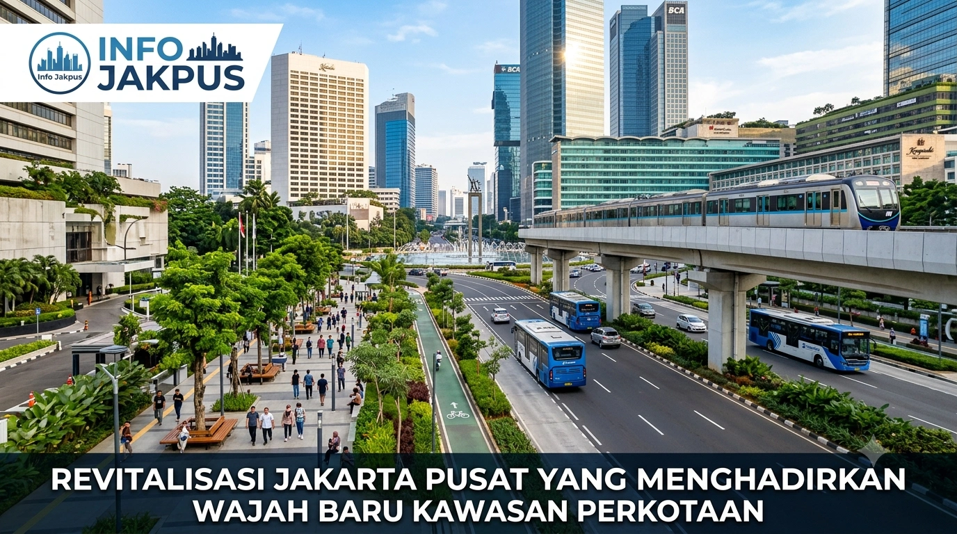 Revitalisasi Jakarta Pusat yang Menghadirkan Wajah Baru Kawasan Perkotaan