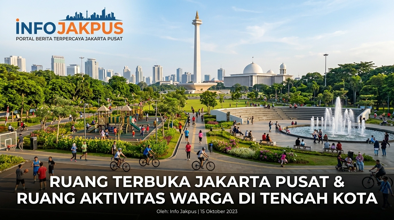 Ruang Terbuka Jakarta Pusat dan Ruang Aktivitas Warga di Tengah Kota