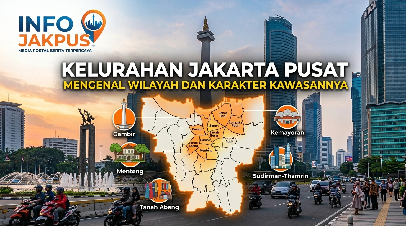 Kelurahan Jakarta Pusat: Mengenal Wilayah dan Karakter Kawasannya