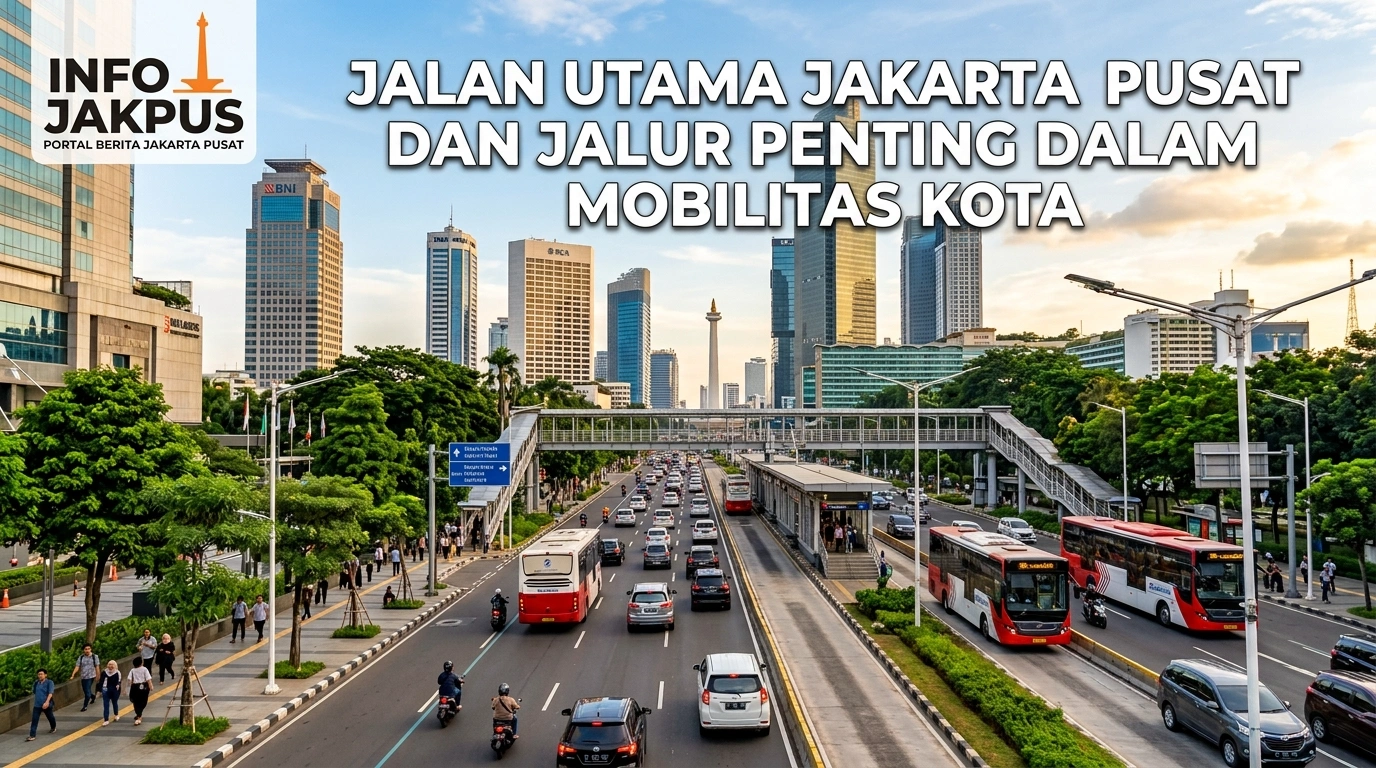 Jalan Utama Jakarta Pusat dan Jalur Penting dalam Mobilitas Kota
