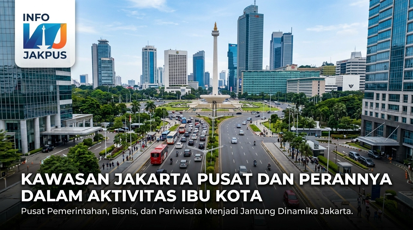 Kawasan Jakarta Pusat dan Perannya dalam Aktivitas Ibu Kota