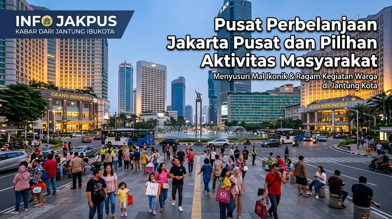 Pusat Perbelanjaan Jakarta Pusat dan Pilihan Aktivitas Masyarakat