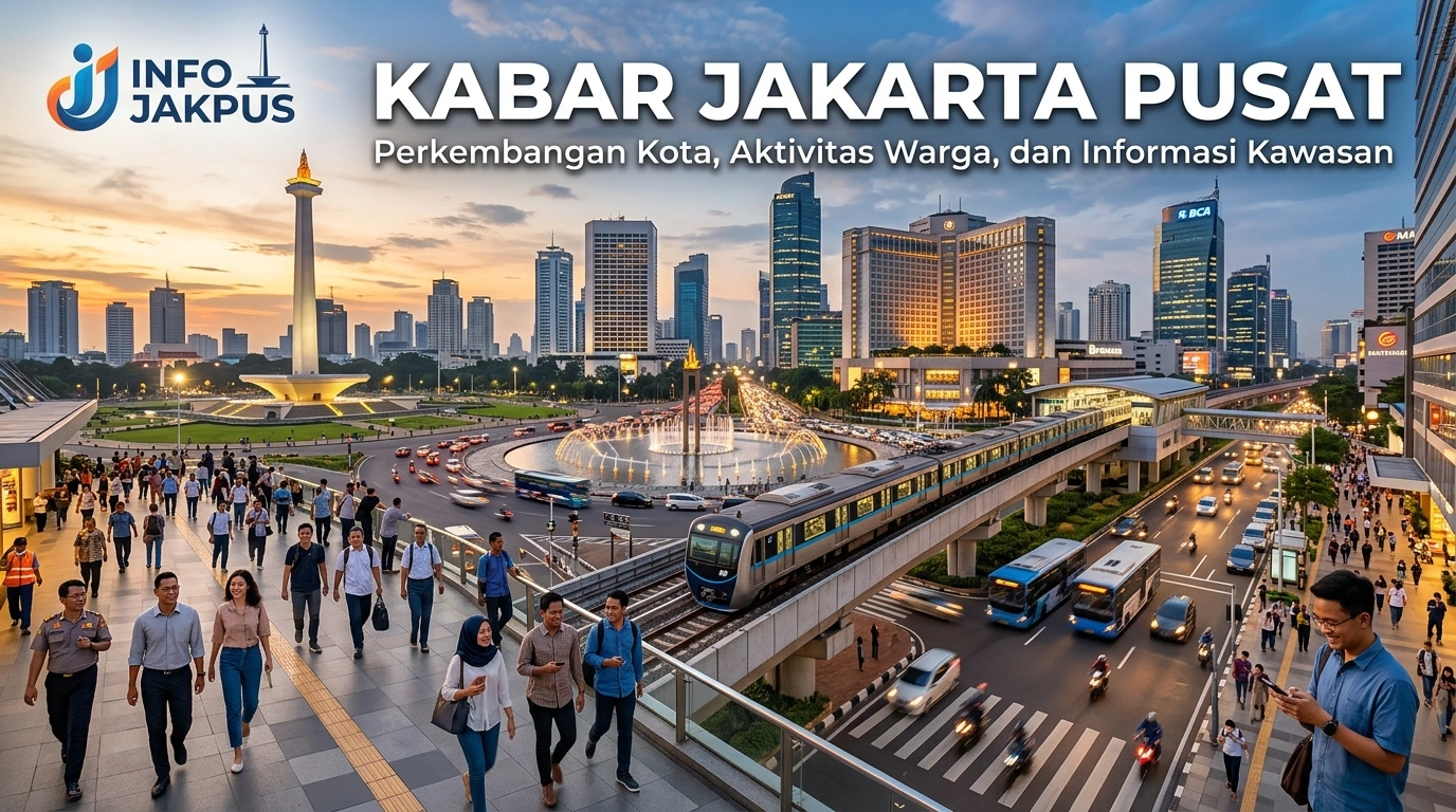 Kabar Jakarta Pusat: Perkembangan Kota, Aktivitas Warga, dan Informasi Kawasan