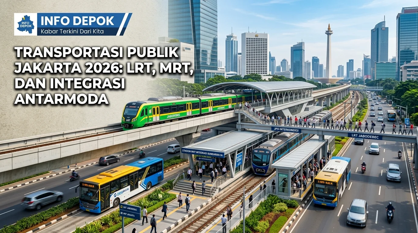Transportasi Publik Jakarta 2026: LRT, MRT, dan Integrasi Antarmoda
